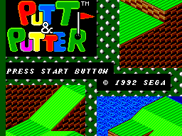 Putt and Putter screenshot 2 for Sega Master System